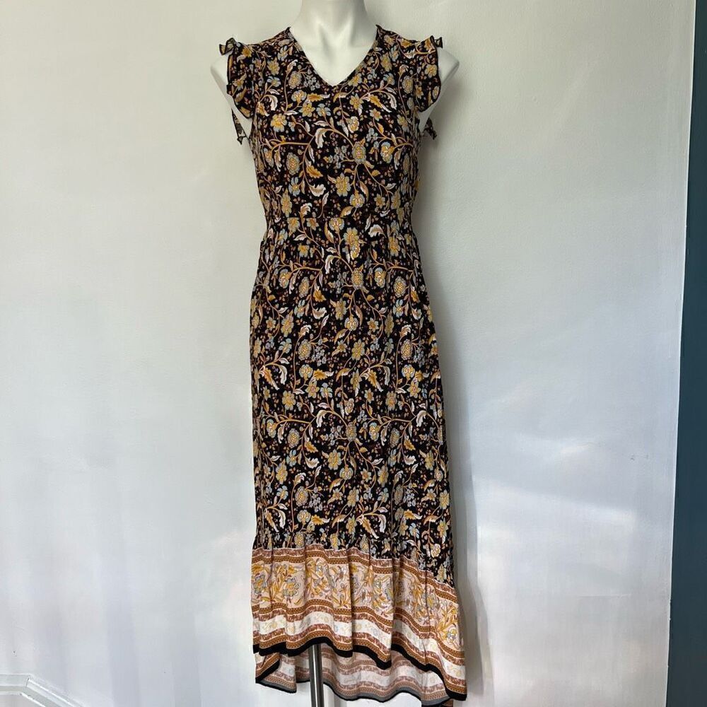 Pretty Garden floral boho dress